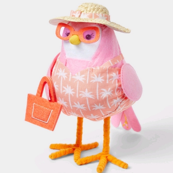 Rare, 2 Bird Bundle: NWT Junior and Coral Target Fabric Bird, Sun Squad - Picture 7 of 8